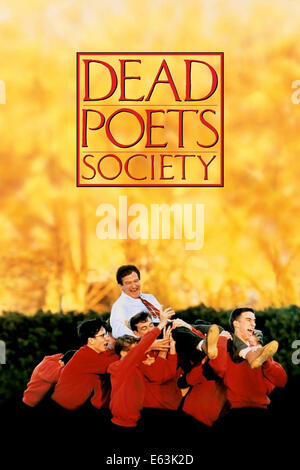 Dead Poets Society ist ein 1989 amerikanisches Filmdrama von Peter Weir und starring Robin Williams. Stockfoto