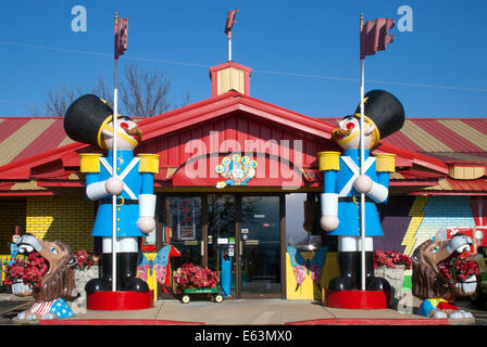 Riesigen Toy Soldiers in einem Laden in Branson Missouri Stockfoto