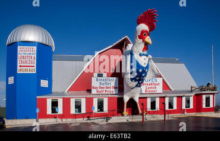 Riesige Huhn vor einem Restaurant in Branson Missouri Stockfoto