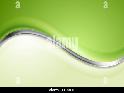 Abstrakte metallischen Vektor Welle Hintergrund Stockfoto