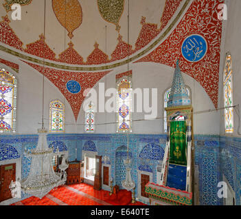 Çinili Camii, gefliesten Moschee mit Fayence Keramik aus Iznik, Üsküdar, Istanbul, Asian Side, Türkei Stockfoto