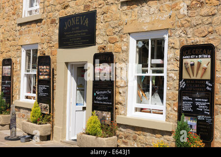 Marktplatz Masham Harrogate North Yorkshire England Stockfoto