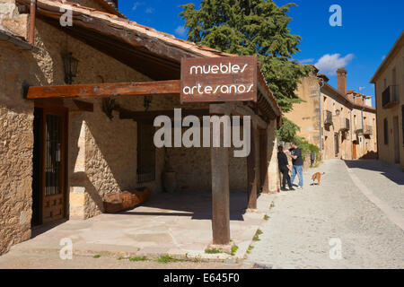 Pedraza, Segovia Provinz Kastilien-Leon, Spanien Stockfoto