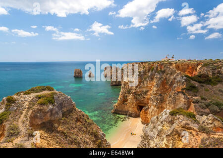 Ponta da Piedade in der Nähe von Lagos, Algarve, Portugal Stockfoto