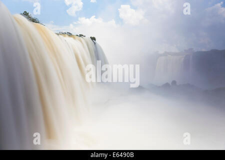 Iguaçu (Iguazu), Cataratta Foz do Iguazu Nationalpark Iguaçu, Parana, Brasilien Stockfoto