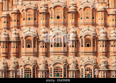 Palace of the Winds (Hawa Mahal), Jaipur, Rajasthan, Indien Stockfoto