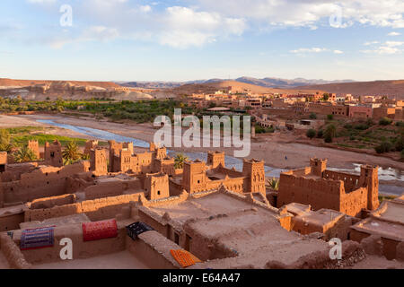 Marokko, hoher Atlas-Gebirge, Ait Ben Haddou Ksar von der UNESCO als Weltkulturerbe klassifiziert Stockfoto
