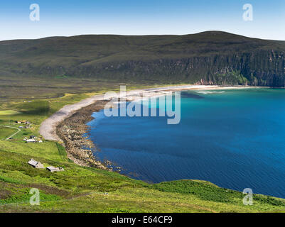 dh Rackwick Bay HOY ORKNEY Orkney Bay Strandlandschaft Inseln Luftaufnahme Küste Insel Schottland Landschaft Stockfoto