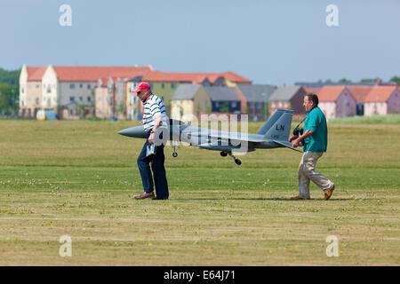 ferngesteuerte Flugmodelle jet Stockfoto