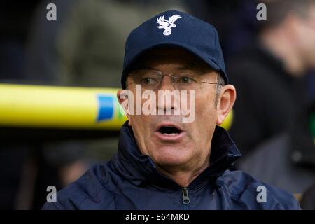 Norwich, Norfolk, Großbritannien. 30. November 2013. Tony Pulis neuer Crystal Palace-Manager vor der Premier League match zwischen Norwich City und Crystal Palace aus Carrow Road. © Aktion Plus Sport/Alamy Live-Nachrichten Stockfoto