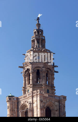 Turm der St. Kilian Kirche, Heilbronn, Baden-Württemberg, Deutschland Stockfoto