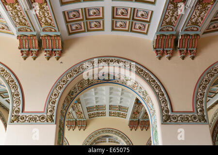 Neoklassizistischen Bahnhofshalle, Haydarpaşa Bahnhof, Kadiköy, Istanbul, Asian Side, Türkei Stockfoto