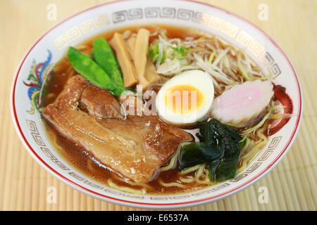 Soja-Sauce Geschmack ramen Stockfoto