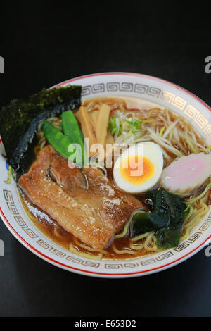 Soja-Sauce Geschmack ramen Stockfoto