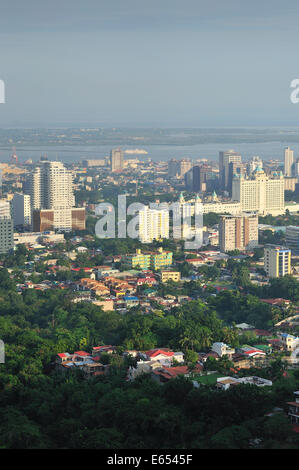 Aufrechte General View Cebu City Central Visayas Philippinen Stockfoto