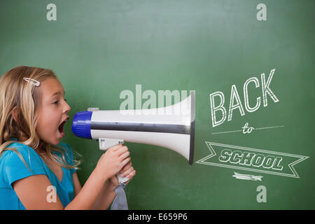 Zusammengesetztes Bild von Back to School-Nachricht Stockfoto