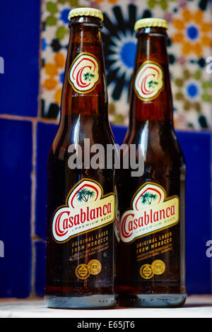 Marokko, Casablanca, Casablanca Bier Stockfoto