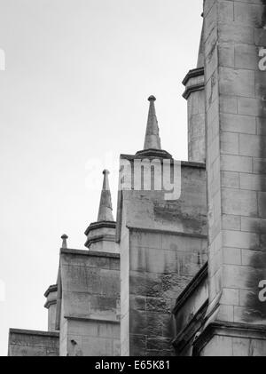 Detaillierte Fotos der St. Pauls Cathedral, von Octagon, Dunedin, Neuseeland Stockfoto