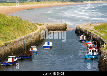 Seaton Schleuse Hafen Stockfoto