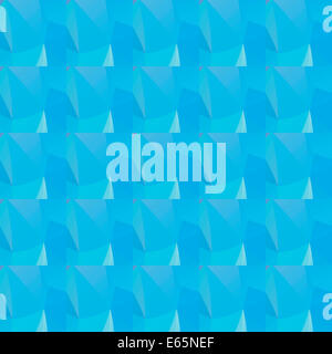 Blaue abstrakten geometrischen Hintergrund Stockfoto