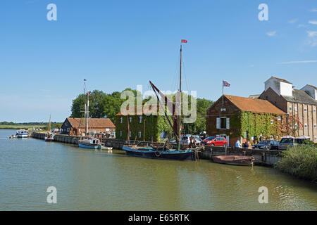 Flusses Alde, Snape Maltings, Suffolk, UK. Stockfoto