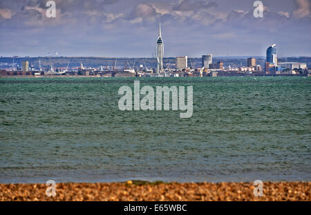 Die Isle Of Wight bekannt zu den alten Römern als Vectis, ist eine Grafschaft und die größte Insel von England Stockfoto