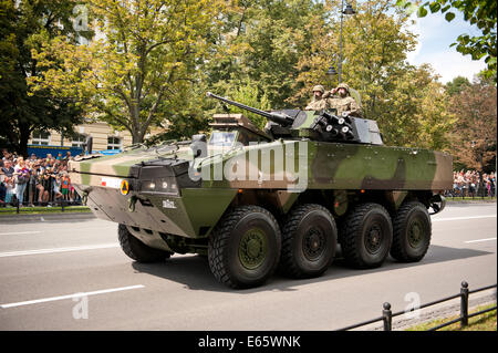 Militärparade in Warschau Stockfoto