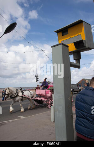 GATSO versponnene Kamera an der Promenade in Blackpool Lancashire England UK Stockfoto