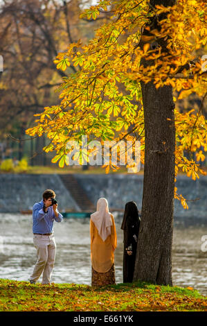 Muslime in Prag Stockfoto