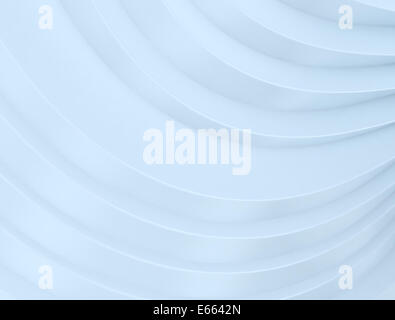 Blaue abstrakte Welle Form Hintergrund Stockfoto