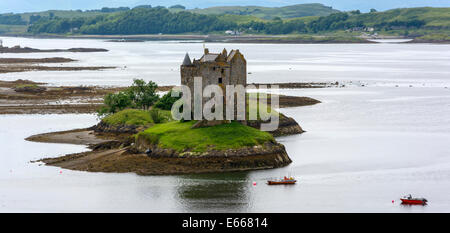 Castle Stalker, Loch Linnhe, Schottland Stockfoto