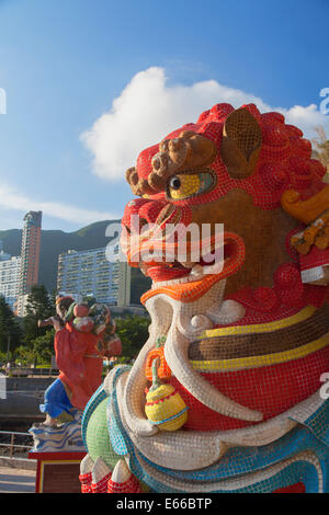 Tin Hau Tempel am Repulse Bay, Hong Kong Island, Hongkong Stockfoto