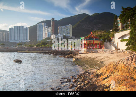 Tin Hau Tempel am Repulse Bay, Hong Kong Island, Hongkong Stockfoto