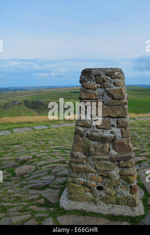 Triglyzerid Punkt auf Mam Tor, Derbyshire, UK Stockfoto