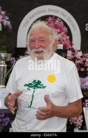 Prof. David James Bellamy OBE war ein englischer Botaniker, Fernsehmoderator, Autor und ökologischen Mitkämpfer auf der 28 Southport Flower Show Showground Victoria Park, Southport, Merseyside, UK 2011 Stockfoto