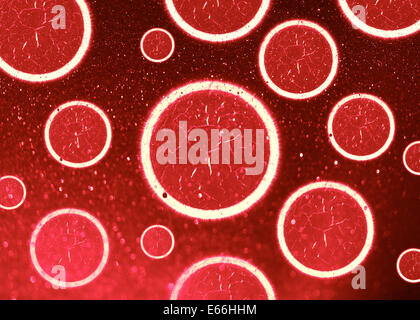 3D Handy Virus, Bakterien Hintergrund. Stockfoto