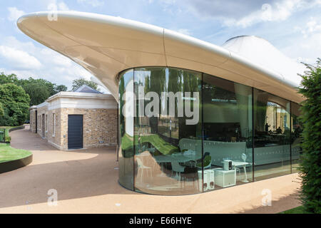 Die Serpentine Sackler Gallery-Erweiterung von Zaha Hadid entworfen. Stockfoto