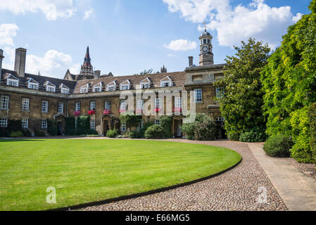 Christi College, erste Gericht, Cambridge, England, UK Stockfoto