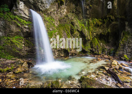 Oberlauf des Flusses Ruzzo Stockfoto