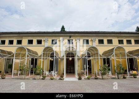 Italien, Veneto, Recoaro Terme, thermae Stockfoto