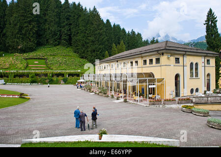 Italien, Veneto, Recoaro Terme, thermae Stockfoto