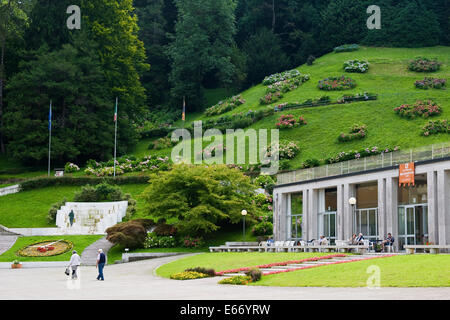 Italien, Veneto, Recoaro Terme, thermae Stockfoto