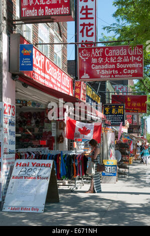 Chinatown Spadina Avenue Toronto Stockfoto