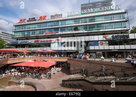 Das Europa-Center Einkaufszentrum in Charlottenburg Berlin Deutschland Stockfoto