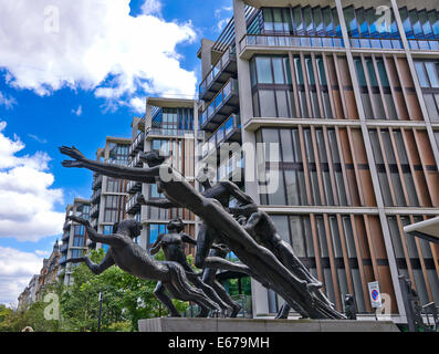 One Hyde Park ist ein großer Wohn- und Einkaufszentrum befindet sich in Knightsbridge, London Stockfoto