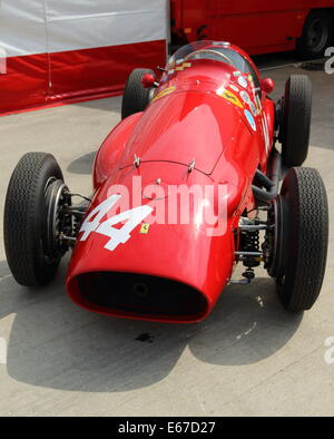 Historischen Ferrari Grand-Prix-Wagen Stockfoto
