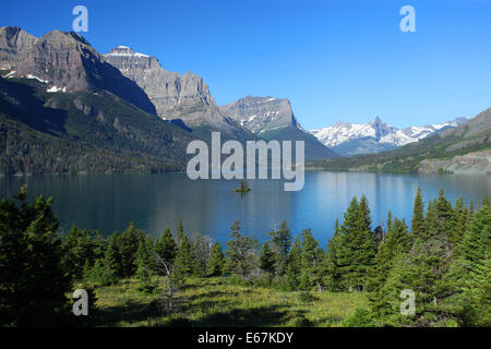 Glacier-Nationalpark in Montana Stockfoto