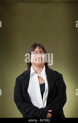 Edinburgh, Schottland. 17. August 2014. Ali Smith, der schottische Schriftsteller, auf dem Edinburgh International Book Festival 2014. Edinburgh, Schottland. 17. August 2014 Kredit: GARY DOAK/Alamy Live-Nachrichten Stockfoto