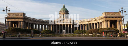 Kasaner Kathedrale, St. Petersburg, Russland. Stockfoto