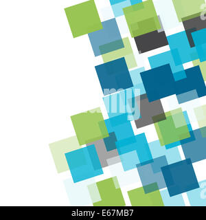 Abstrakte quadratischen bunten Mosaik-Hintergrund Stockfoto